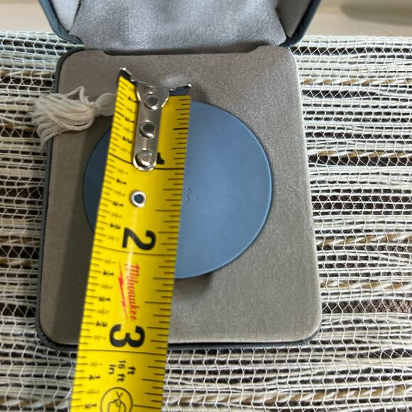 Wedgwood Blue Jasperware Santa Ornament with Box and Stand – 2.5” - Picture 2 of 14